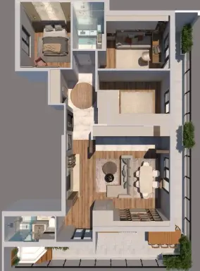 Stan 127 m² – Živinarnik, Šabac